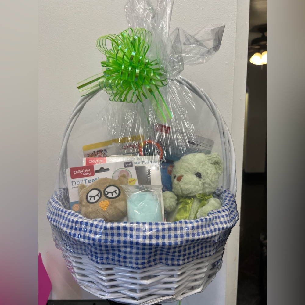 Baby boy fief basket